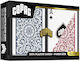 Copag Elite Poker Double Plastic Playing Cards Deck Regular Index Red & Blue Color