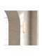 Zambelis Lights Lamp Wall with Integrated LED and Warm White Light