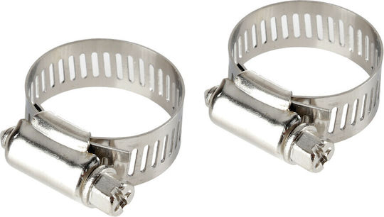 Coliere Cleme Înălțime 12mm și Diametru 13>23mm Oțel Inoxidabil 2 Bucăți