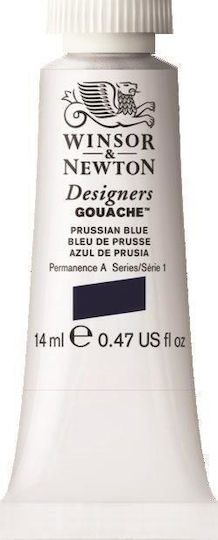Winsor & Newton Τέμπερα Ζωγραφικής Prussian Blue σε Σωληνάριο 14ml