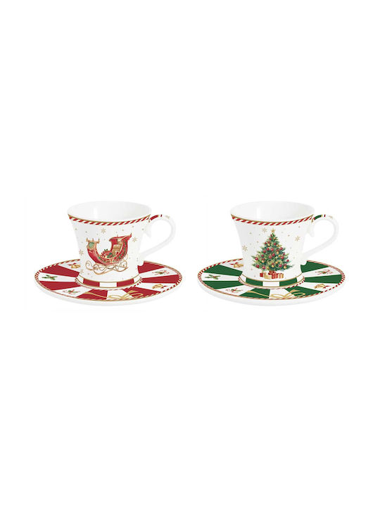 Easylife Christmas Cup Porcelain Brown