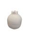 Rodi Hanging Lucky Charm Pomegranate White Ceramic 10cm 1pcs