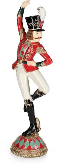 Bizzotto Nutcracker de Crăciun din Polirosină Înălțime 29.4cm.