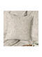 Nima Decorative Pillow Case Flow From 100% Cotton Beige 45x45cm