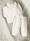 Kids' Set with Pants Winter 2pcs Beige