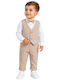 Kids' Suit Winter 4pcs Light Brown