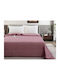 Liolios Home Zurigo Κουβέρτα Βελουτέ Υπέρδιπλη 220x240εκ. Lilac