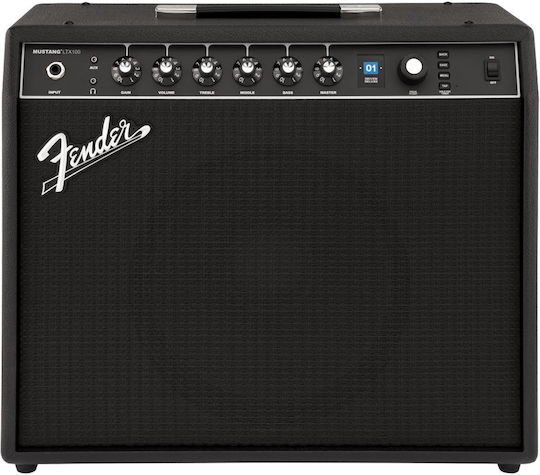 Fender Mustang Combo Ενισχυτής Ηλεκτρικής Κιθάρας 100W Μαύρος
