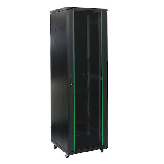 Power On Boden Rack-Schrank 22U 80x80x115.5cm Gray 050192