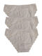 Βαμβακερά Women's Slip 3Pack with Lace White