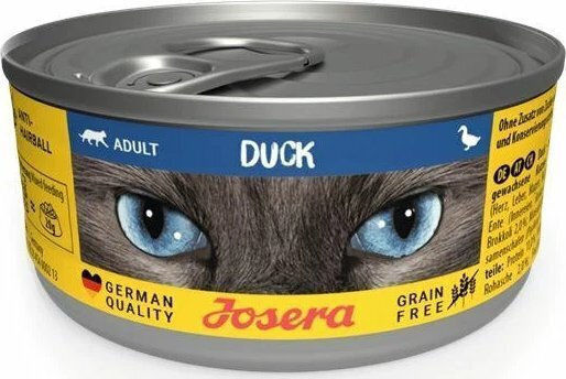 Josera Wet Food for Adult Cats in Cans with Duck 85gr