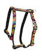 Dog Harness Picasso Pattern Polypropylene Tape 16mm/30-60cm Black