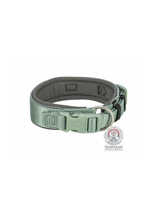 Trixie Premium Κολάρο Σκύλου σε Πράσινο χρώμα Small / Medium 35mm x 33 - 42cm