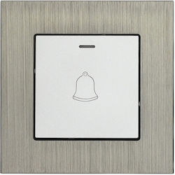 Eurippos Wandschalter Glocke Led 12v Metallisch Grau Bassiakos