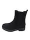 Suede Women's Ankle Boots Black