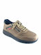 Herren Sneakers Taupe Δέρμα