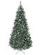 Weihnachtsbaum Beschneit 210cm mit 928 Zweige