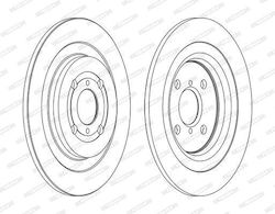 Ferodo Brake Disc Ddf1588c Ferodo Brake Disc Ddf1588c