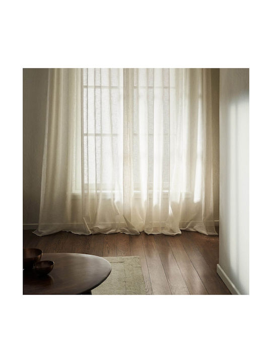Gofis Home Curtain with Grommet Combe 502 Beige...
