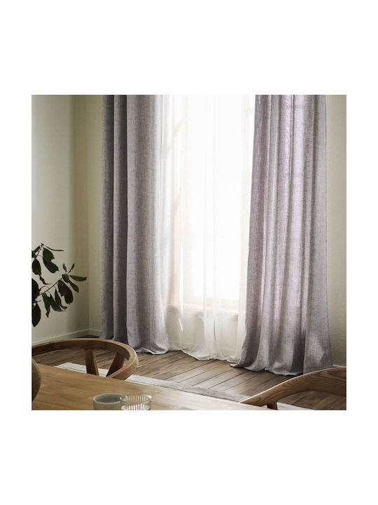 Gofis Home Κουρτίνα με Τρέσα Magna 495 Γκρι 140...