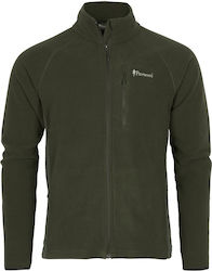 Pinewood Air Vent Fleece Cardigan Khaki Pinewood Air Vent Fleece Cardigan Khaki