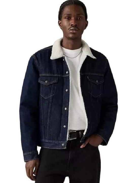 Sherpa Geacă Dark Indigo