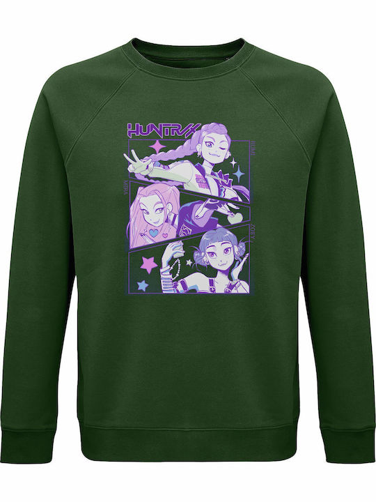 Bio-Baumwolle Unisex Sweatshirt Kpop Dämonenjäg...