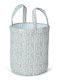 Little Dutch Children's Storage Basket made of Fabric Forest Adventure Light Blue 35x35x45cm 1pcs