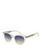 Scotch & Soda Unisex Γυαλιά Ηλίου με Διάφανο Κοκκάλινο Σκελετό και Γκρι Ντεγκραντέ Φακό
