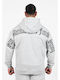 Cardigan With Hood Light Gray Melange