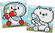 Diamond Mosaic On Magnet Ideyka 9x9 Cm Kids Penguin Bear 2 Pcs