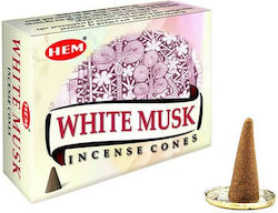 Αρωματικοί Κώνοι White Musk Hem Cones 10τμχ Αρωματικοί Κώνοι White Musk Hem Cones 10τμχ