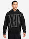 Hoodie Φούτερ με Κουκούλα Μαύρο