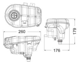 Expansion Tank Cooling Mahle Crt 60 000s