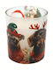 Atmosphera Christmas Candle Dog W Hat 7.5x7cm