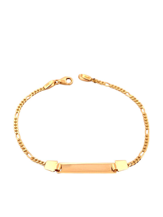 Rubini Kids Bracelet ID from Gold 9K