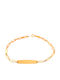 Rubini Kinderarmband ID aus Gold 9K