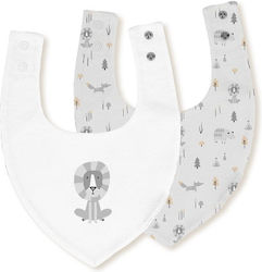 Interbaby Bandana Fabric Grey 2pcs