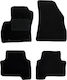 Car Carpet Mats Medium Quality Black Compatible Fiat Qubo Set of 4