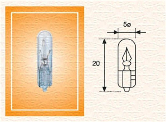 Magneti Marelli Λάμπα Αυτοκινήτου W1.2W