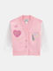 Kids Cardigan Knitted Pink