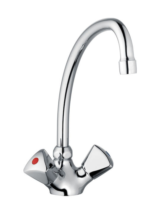 Heinrich Schulte Classic Line Kitchen Faucet Silver