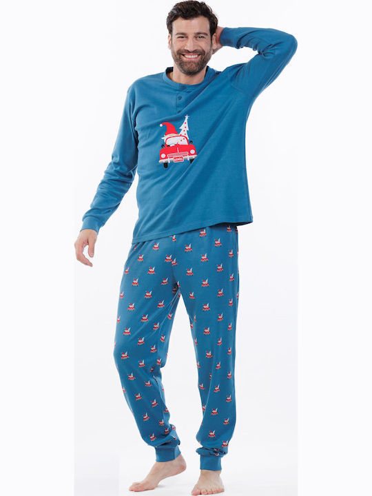 MEI Χειμερινή Ανδρική Πιτζάμα Multicolor