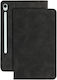 Flip Cover Leather Blacη (SAMSUNG GALAXY TAB S9 FE PLUS, S9 FE PLUS 5G)