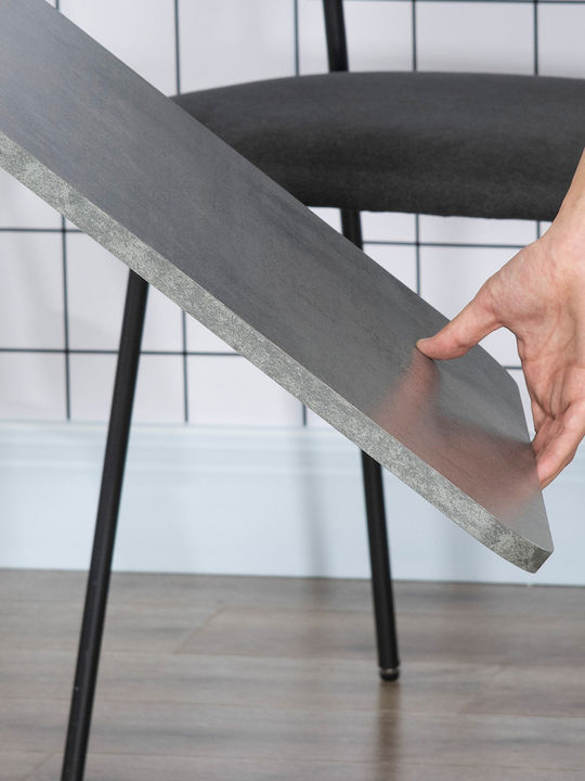 Tisch Küche Klappbar Grey Wood And Stone 120x60x76.5cm