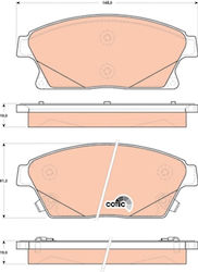 Trw Gdb1847 Brake Pad Set Disc Brake Trw Gdb1847 Brake Pad Set Disc Brake