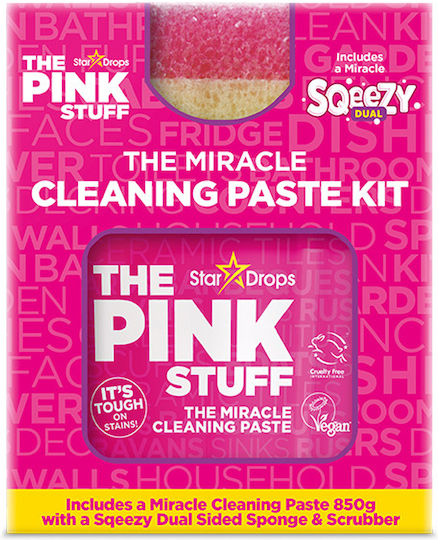 Pink Stuff Miracle Cleaning Paste 850gr + Sqeezy Dual Sponge