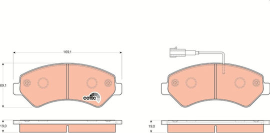 Trw Gdb1703 Brake Pad Set Disc Brake