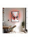 Pinkies Neon Led Lighting Painting 50x70 Cm