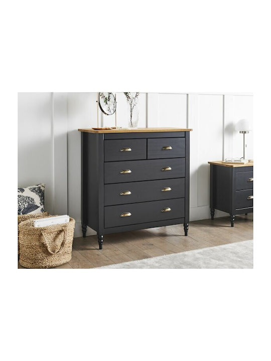 Berwyn 2641 Metallic Chest of Drawers of Solid ...